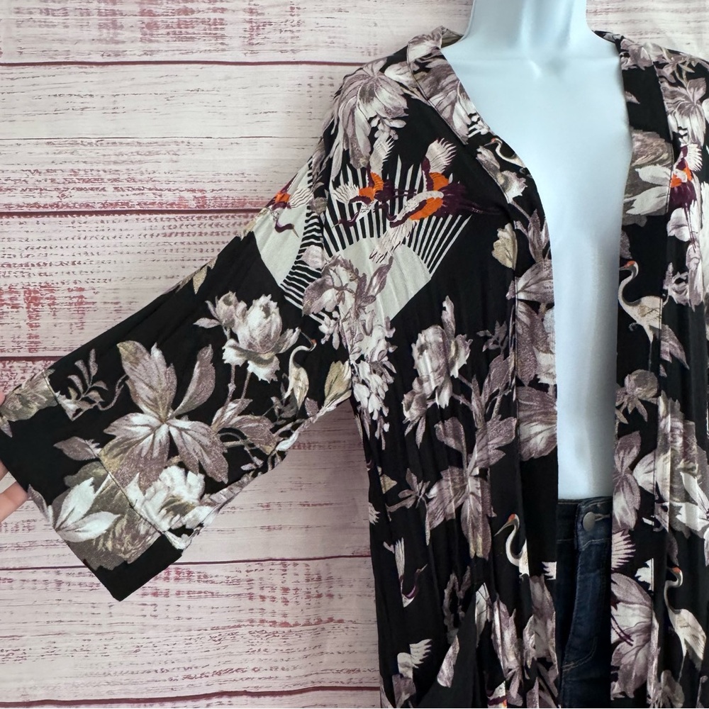 Top Shop Floral Kimono Jacket - Picture 10 of 10